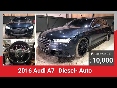 Auction 01 22 2016 Audi A7 Diesel Auto 10 000 