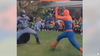 BATMAN VS SPIDER-MAN Birthday Party Beatdown 🦇🕷👊