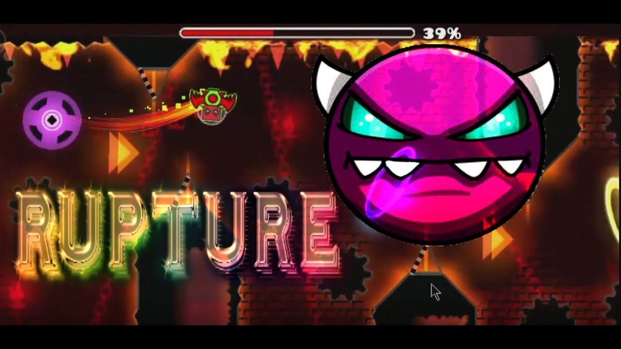 Geometry Dash - Rupture (By Maniac15) - YouTube