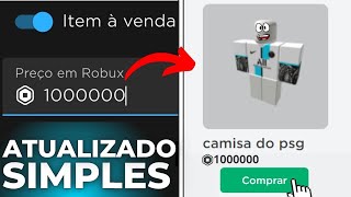 Como Vender Roupa No Roblox Consiga Muito Robux Fácil E Atualizado