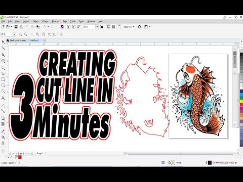 Video: Paano I-cut Ang Isang Bagay Sa Corel