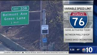 Variable Speed Limits Coming to the Schuylkill Expressway | NBC10 Philadelphia