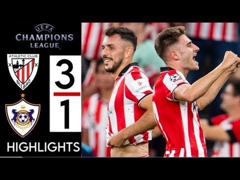 Athletic Bilbao vs Qarabağ FK 3-1 All Goals   Highlights   UEFA Champions League 20261080p1