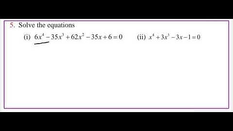 Class-12| Maths|Exercise 3.5 Q.No 5(i) chapter 3- Theroy of Equation tamilnadu new