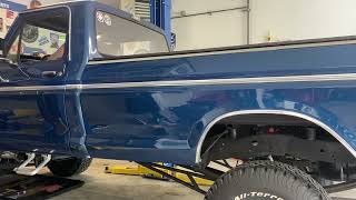 Cold start Ford 460 open headers