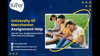 University of Manchester Assignment Help