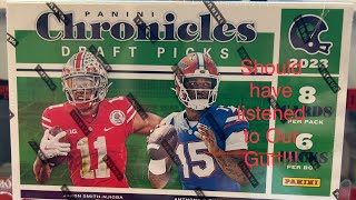 💥💥💥2023 Panini Chronicles Draft Picks Hobby Box- STILL HASN’T GOTTEN BETTER💥💥💥