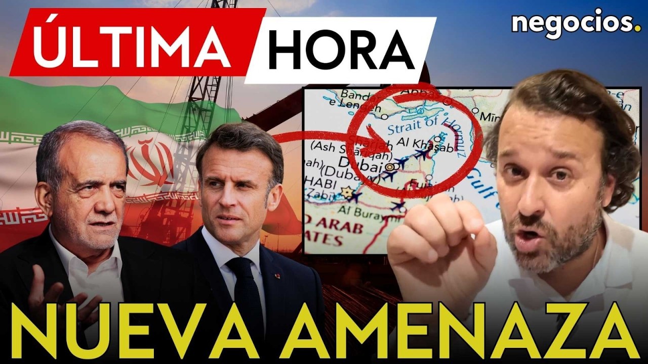 ÚLTIMA HORA GUERRA | Macron y Pezeshkian, la nueva amenaza de Irán y explosión en Bélgica