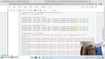 Ejercicio 1: Diferenciación Numérica - Ejercicio D