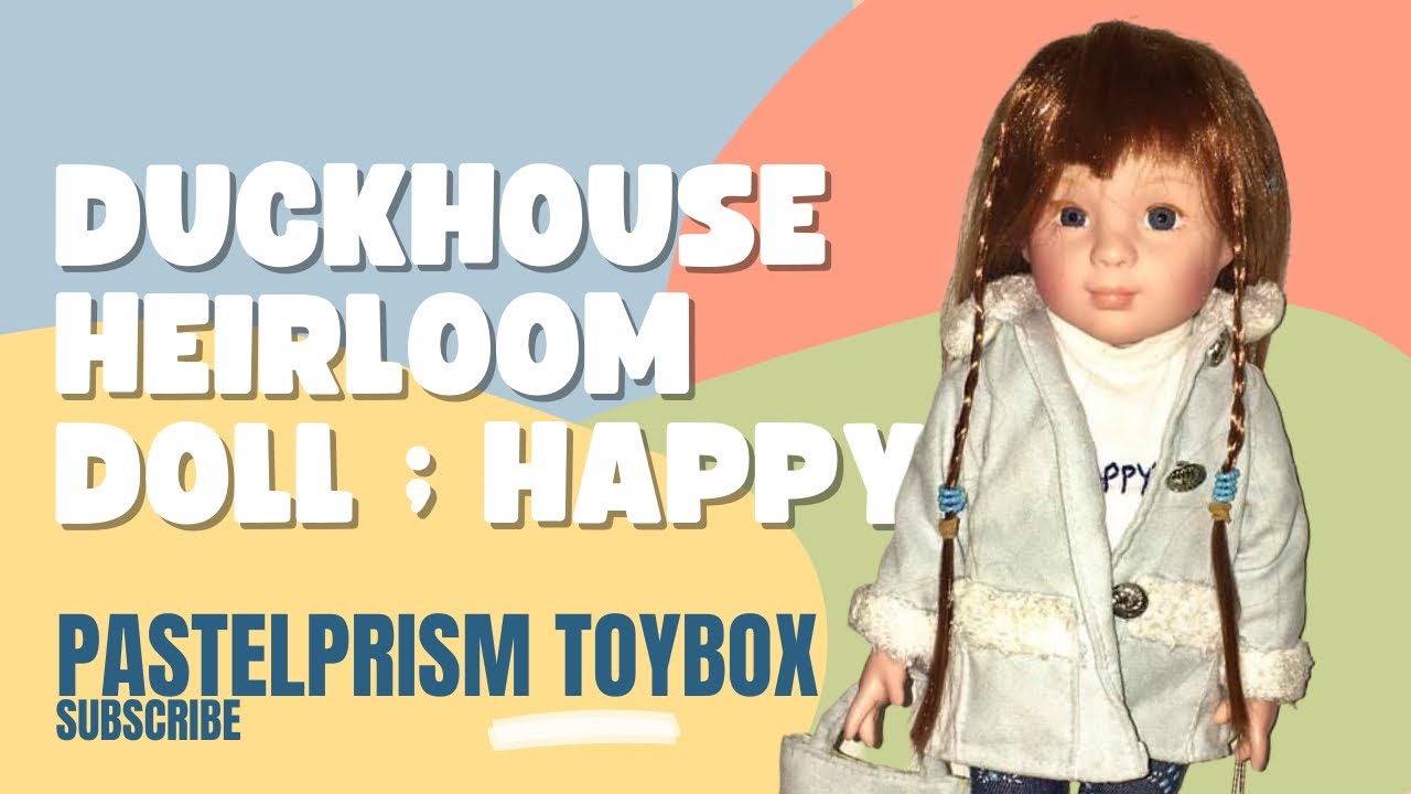 Opening my Shipping Cart Box Containing my Duck House Heirloom Doll Happy