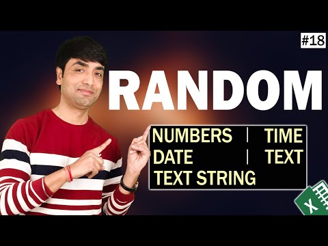 RANDOM Generator - Numbers | Date & Time | Text & Text String