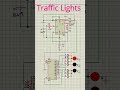 traffic lights #digitalelectronics #electronicsproject #engineering #proteus