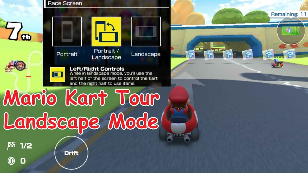 Landscape Mode In Mario Kart Tour Makes It A Much Better Game