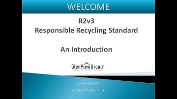 R2v3 Responsible Recycling Standard Transition