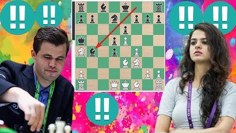 Creative Magnus Carlsen vs Tania Sachdev 81