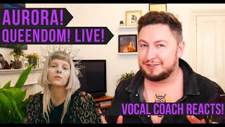 Vocal Coach Reacts! Aurora! Queendom! Live!