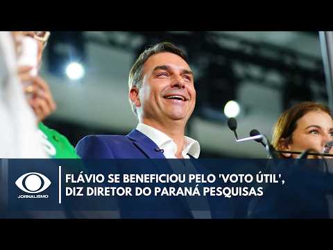 Flávio Bolsonaro benefited from 'strategic voting', says director of Paraná Pesquisas | Band Elec...