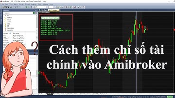 Cách thêm chỉ số tài chính PE, EPS, PS... vào Amibroker