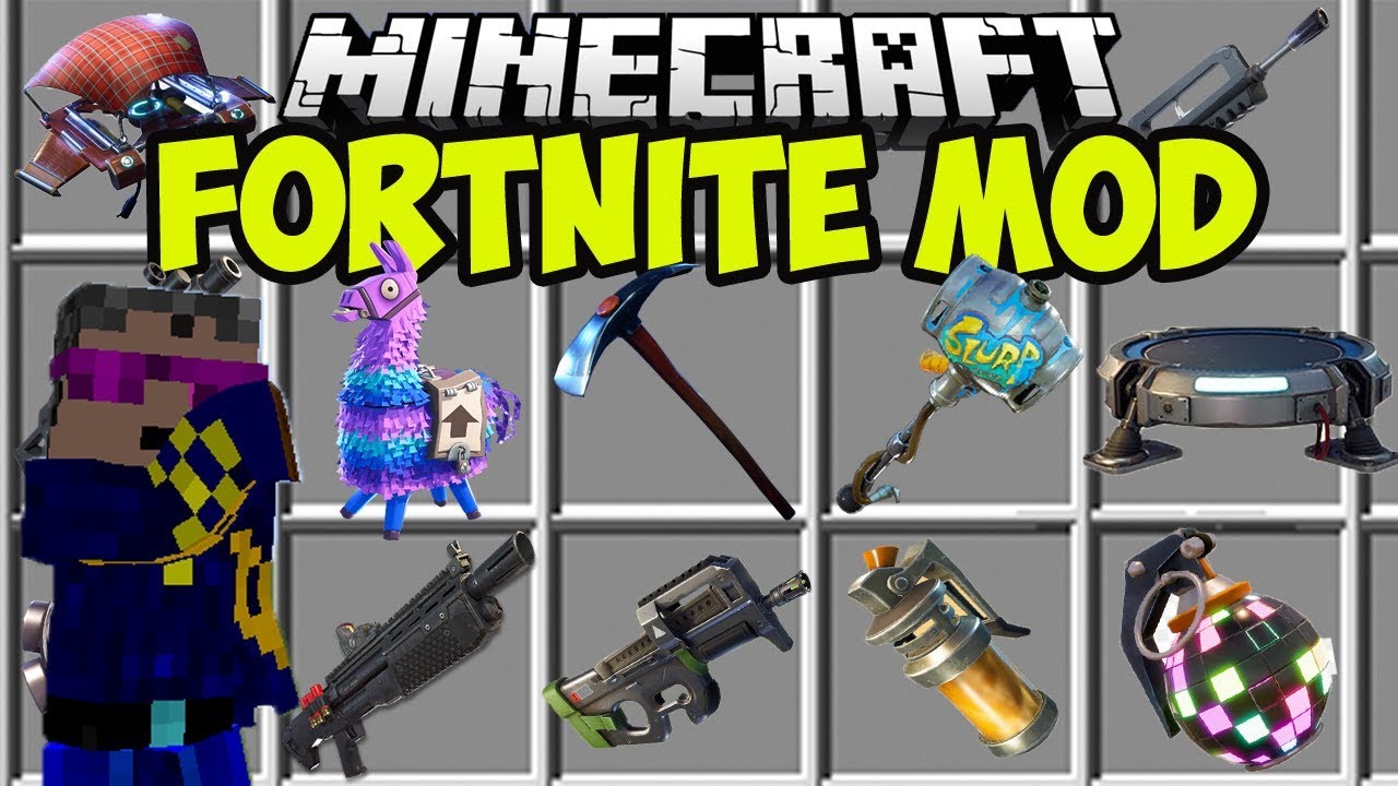 minecraft fortnite mod