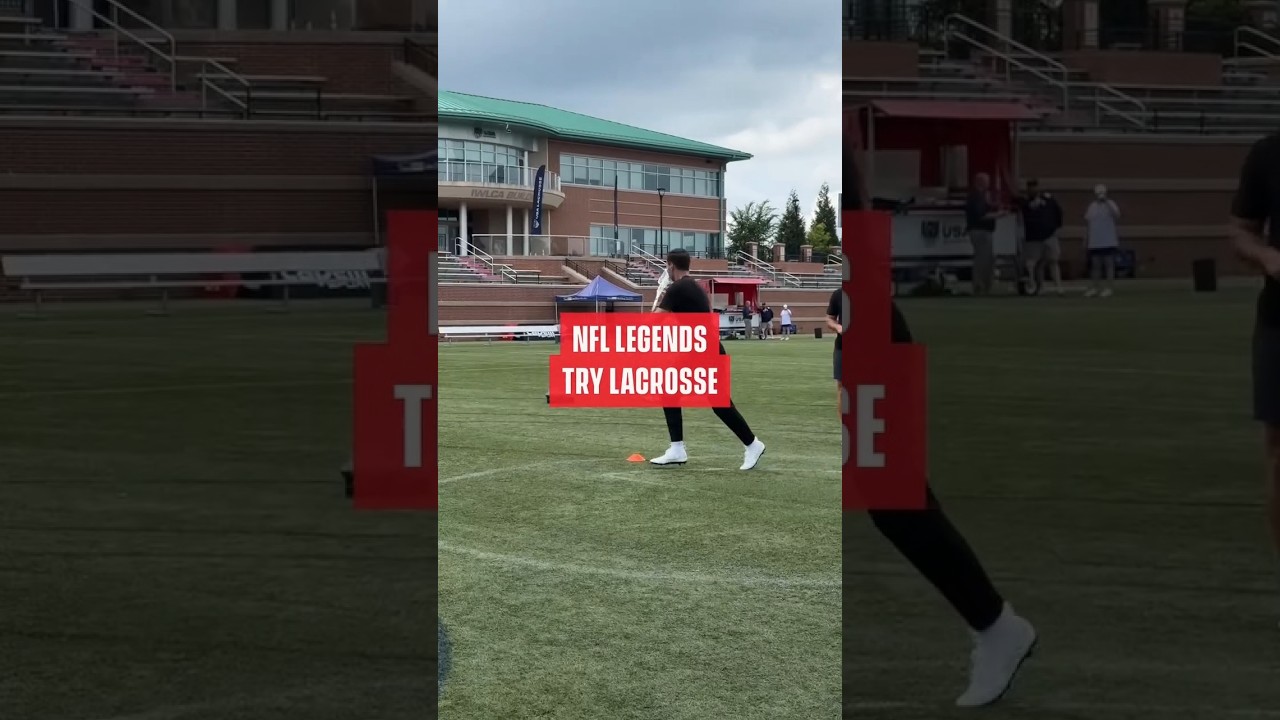 Ravens Legends Try Lacrosse 🏈🥍