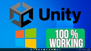 How to Install Unity Hub on Windows 11 / Windows 10