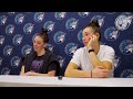 "We Didn't Take Care Of The Ball." | Bridget Carleton & Jessica Shepard Postgame Sound | 08.21.25