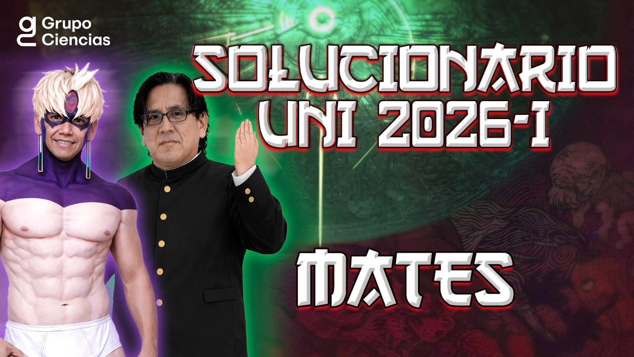 SOLUCIONARIO UNI 2026-I ✨📢 MATEMÁTICAS ✨ [EN VIVO]