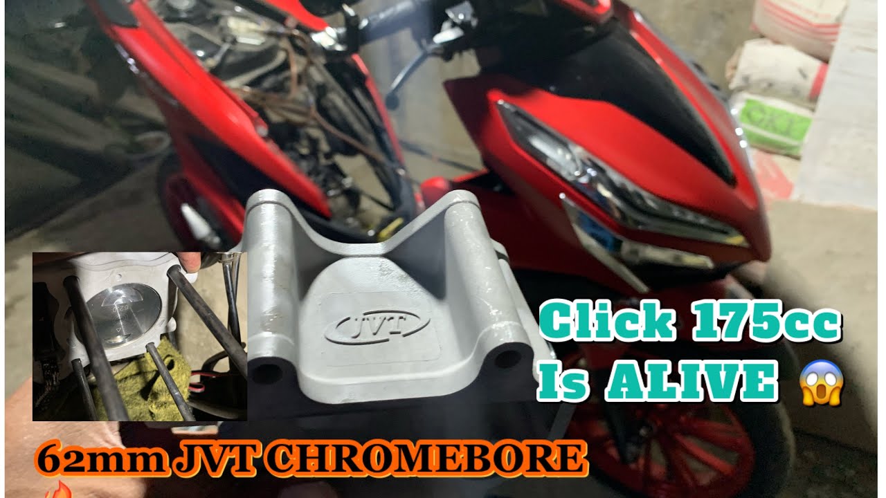 Honda Click 150i Gc | 62mm 175cc Installation | Jvt Chromebore 62mm