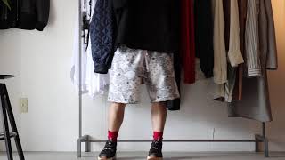 yoshio kubo GROUNDFLOOR / ペイズリーショーツ[PAISLEY TWILL SHORTS[YKS21413]]