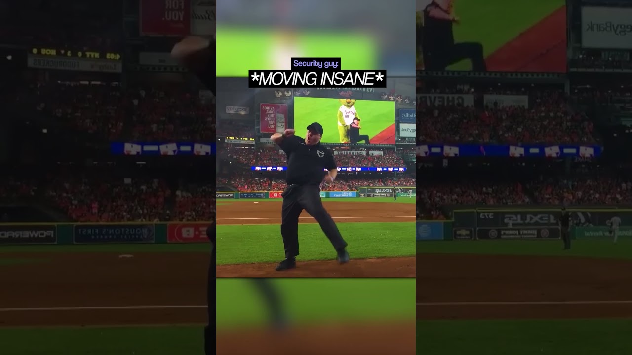 Security Guard Made The Crowd Go Crazy...