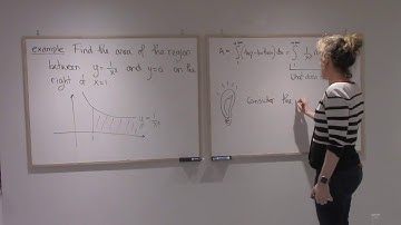 16.1 Improper integrals. Area of an unbounded region