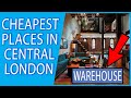 4 Cheapest Areas to Rent in London (Central) | Cheap London Flats + Warehouse Tour