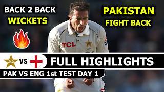 Pakistan vs England 1st Test Match Full Highlights 2026 Day 1 | PAK vs ENG 1st Test Highlights