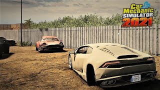 Is This Wrecked Lamborghini Huracan Too Far Gone? Let's Find Out! Salvage Yard Gamble in CMS2021