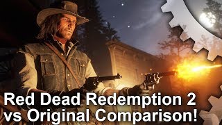 [4K] Red Dead Redemption 2 vs Red Dead 1 Graphics Comparison - 1899 vs 1911!