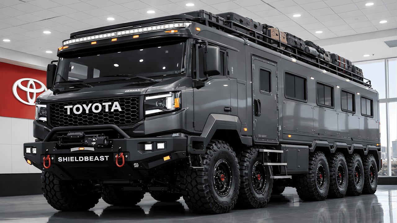 2026 Toyota SHIELDBEAST 12x12 Motorhome is INSANE — A Military Fortress You Can Sleep In?!