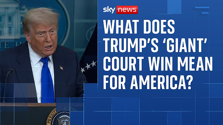 Donald Trump celebrates Supreme Court win but what does it mean for America?