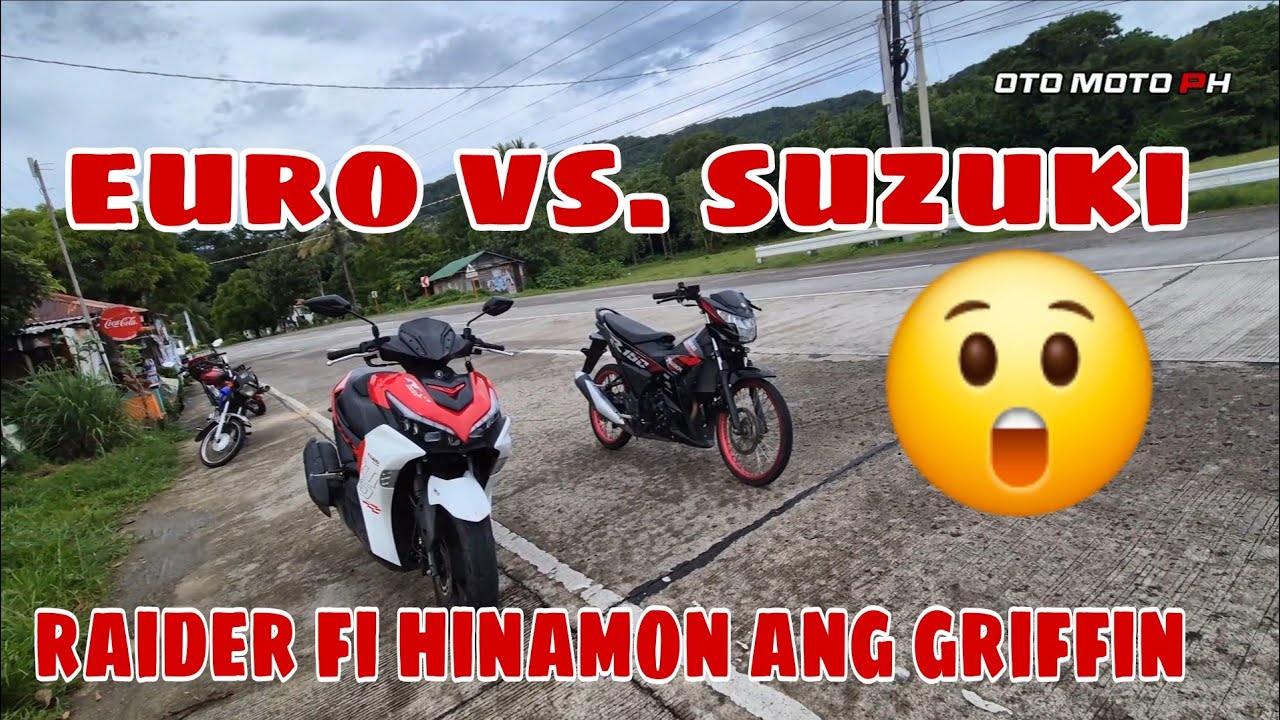SUZUKI RAIDER 150 FI VS. EURO GRIFFIN 180 / DRAG RACE