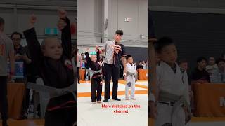 Full Fight | Fast Armbar Submission ⚡ Kids Grey Belt Gi Match