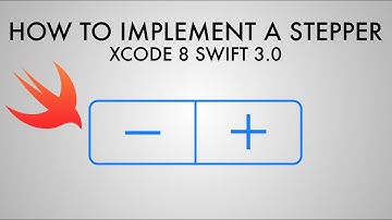 How To Use A Stepper In xCode 8 (Swift 3.0)