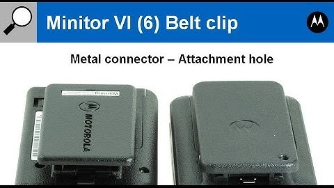 Motorola Minitor VI (6) Pager clip