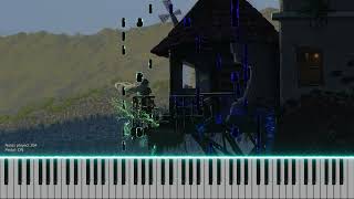 The Rafters - Made in Abyss OST - Solo Piano (free sheet music) - BGM Anime OST