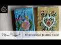MINI PROJECT Embroidered Journal Cover 