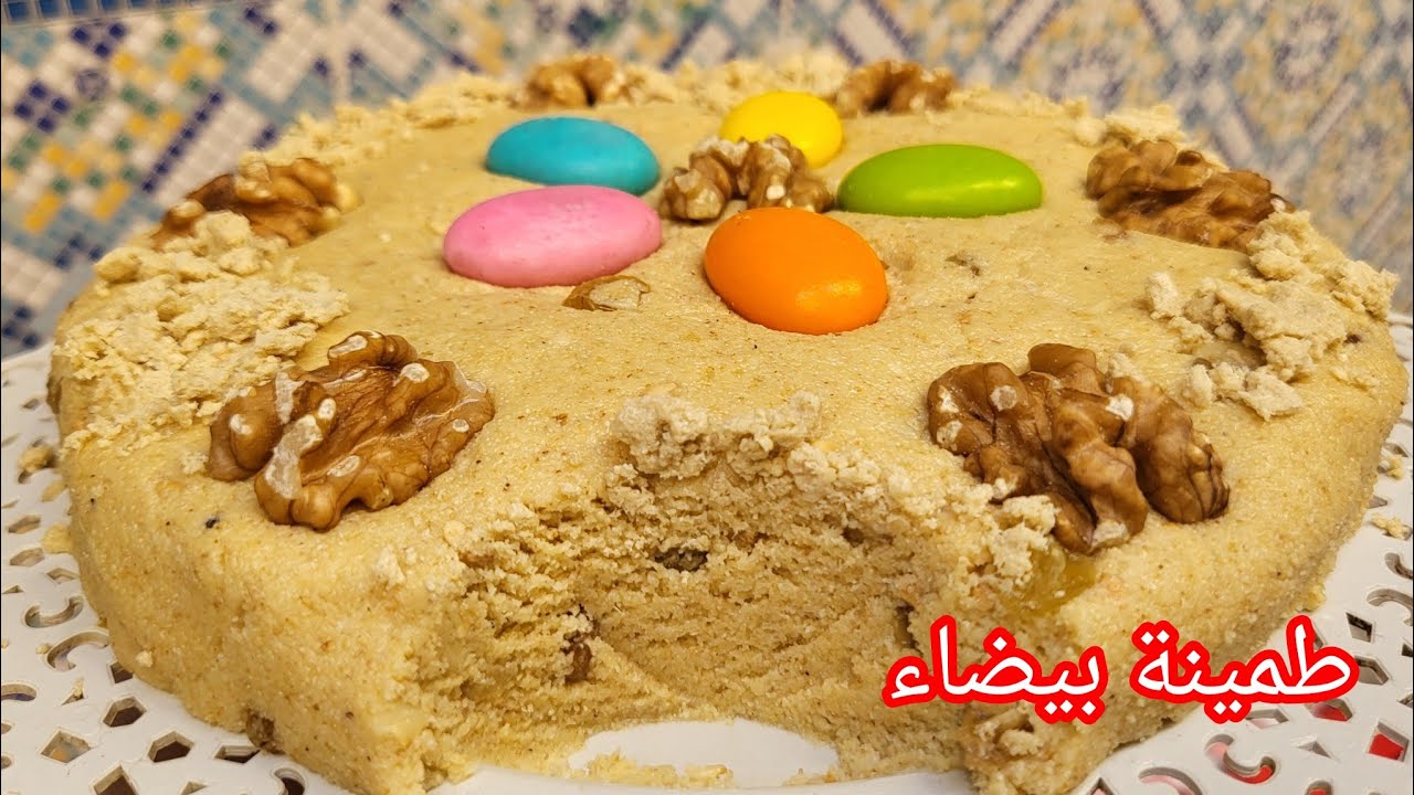 طمينة بيضاء على اصولها من بنتها تقول شامية 😋😋❤️❤️