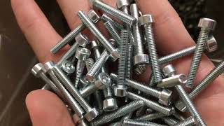Zinc Finish Socket Head Cap Screws