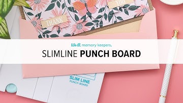 We R Memory Keepers Slimline Punch Board