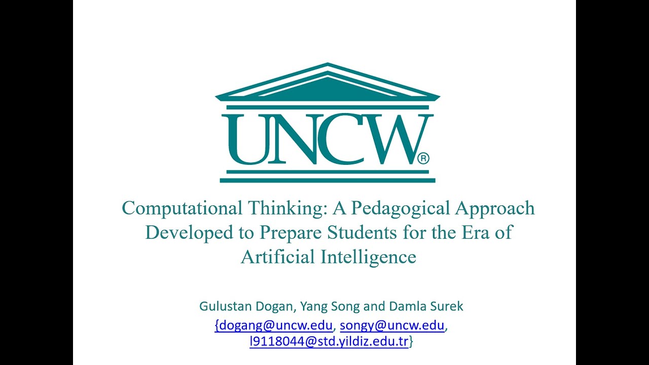 ASEE 2021 - Computational Thinking: A Pedagogical Approach Developed to Prepare Students 4 Era of AI