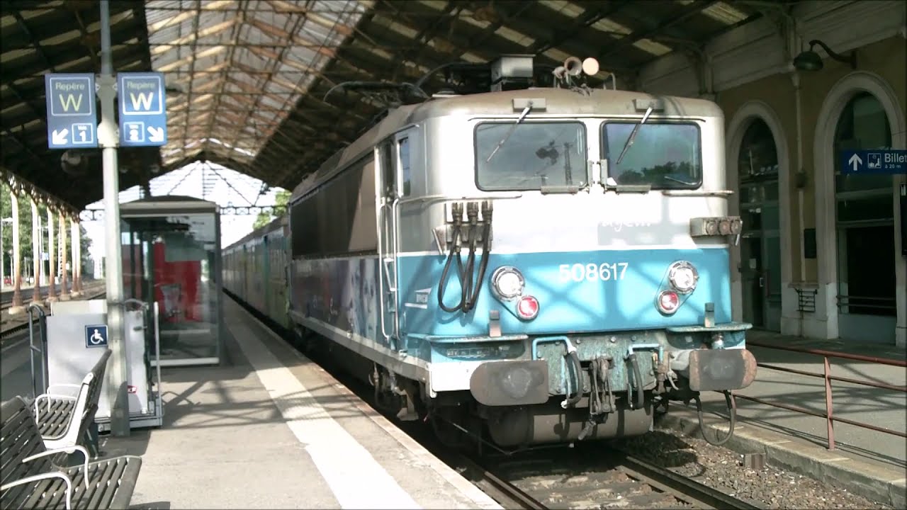 La gare de Carcassonne en fin d'après-midi