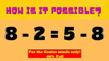 Brain Test I Solving Matchstick Puzzle #40 I Move 1 Matchstick to Make 8 - 2 = 5 - 8 Correct