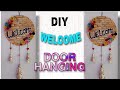 DIY || WELCOME DOOR HANGING || ART  GALLERY